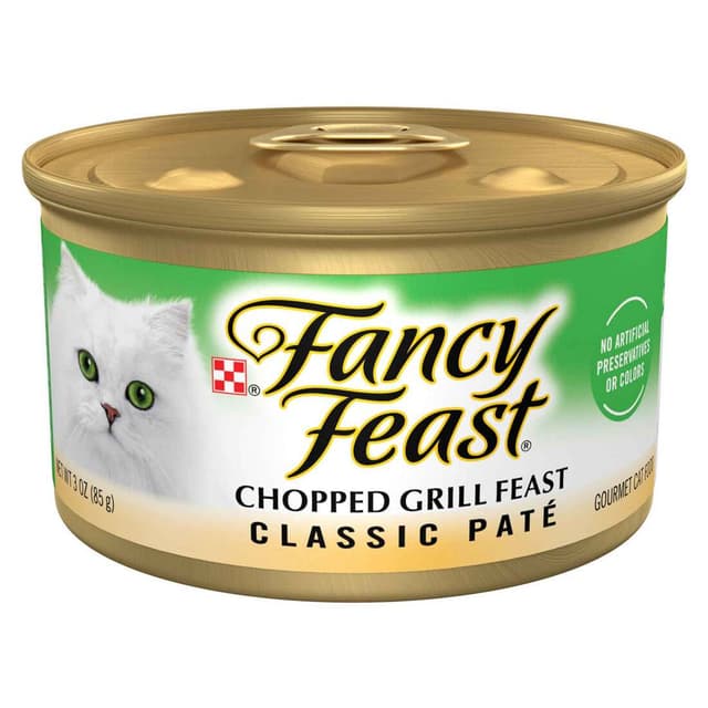 Purina Fancy Feast Wet Cat Food, Adult Grain Free Tender Liver