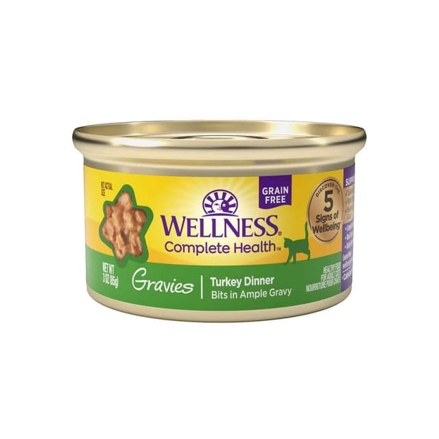 Wellness Complete Health Gravies Grain Free Canned Cat Food